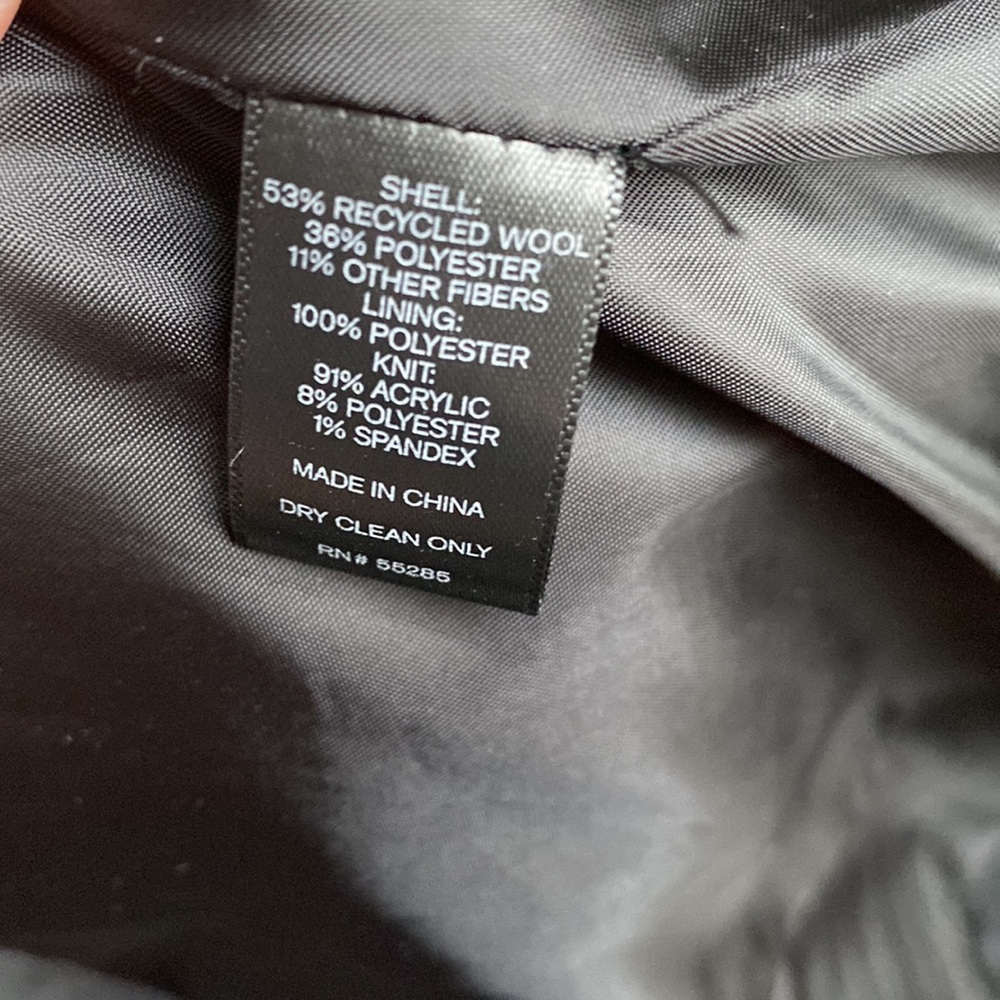 Express - Wool Coat - Small - Black - image 7